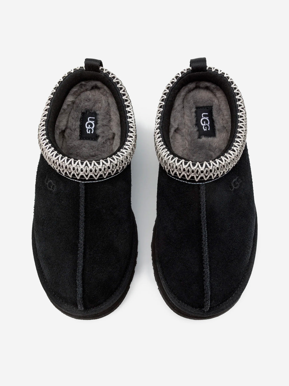 UGG W Ciabatte Tazz in pelle nere Nero Urbanstaroma