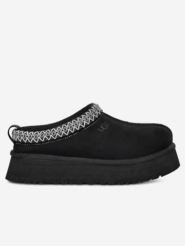 UGG W Ciabatte Tazz in pelle nere Nero