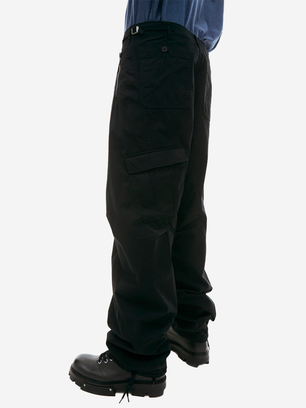 UNDERCOVER Pantaloni cargo neri Nero Urbanstaroma