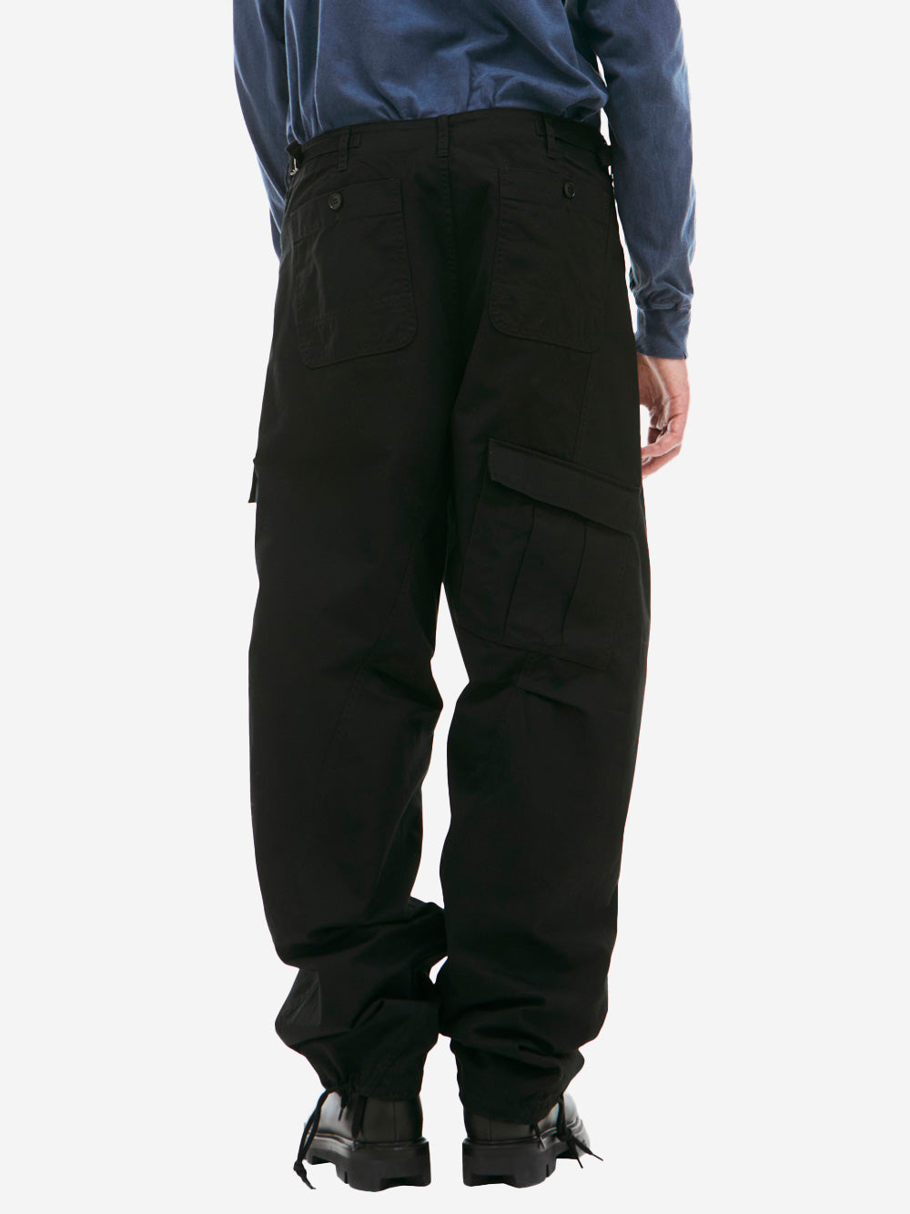 UNDERCOVER Pantaloni cargo neri Nero Urbanstaroma