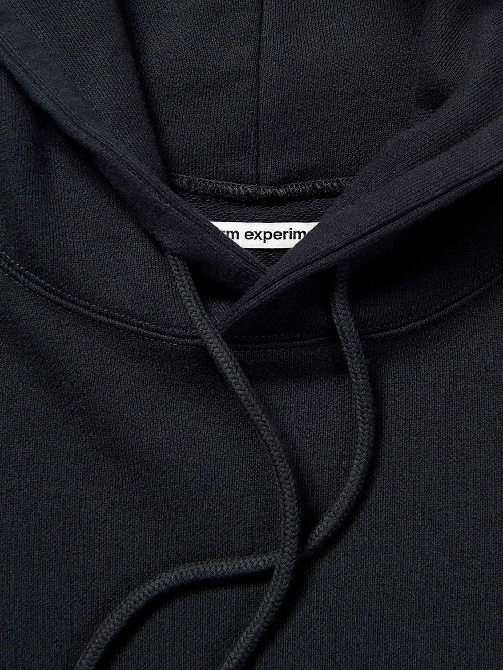 UNIFORM EXPERIMENT Hoodie nera Chenille Nero Urbanstaroma