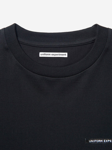 UNIFORM EXPERIMENT Label t-shirt nera Nero