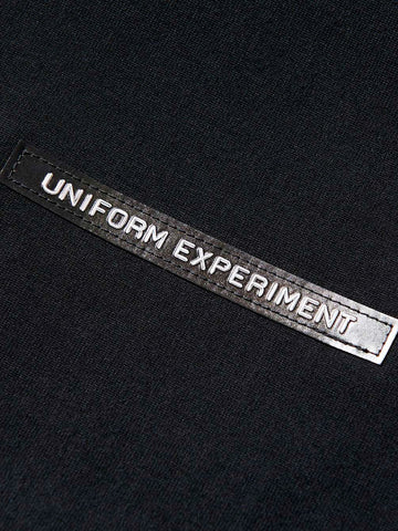 UNIFORM EXPERIMENT Label t-shirt nera Nero