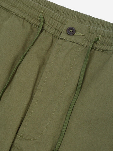 UNIVERSAL WORKS Hi Water pantaloni twill verdi Oliva