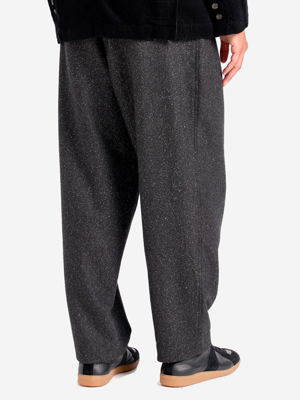 UNIVERSAL WORKS Pantaloni Oxford neri Nero Urbanstaroma