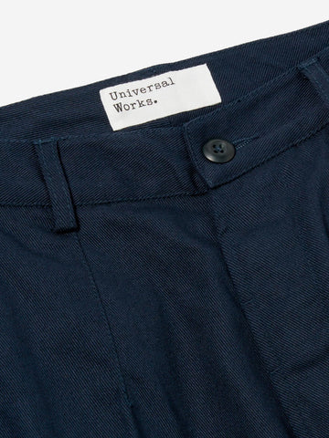 UNIVERSAL WORKS Loose cargo pant navy Blu