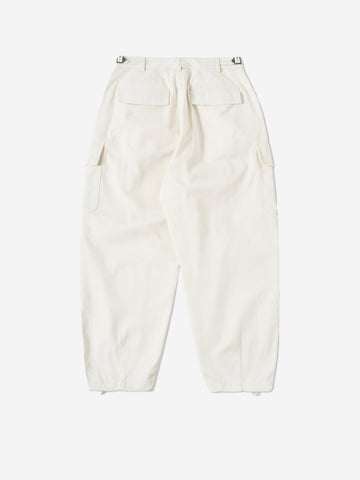 UNIVERSAL WORKS Loose cargo pant bianchi Bianco