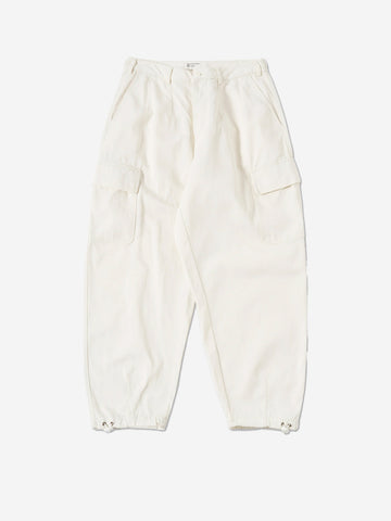 UNIVERSAL WORKS Loose cargo pant bianchi Bianco