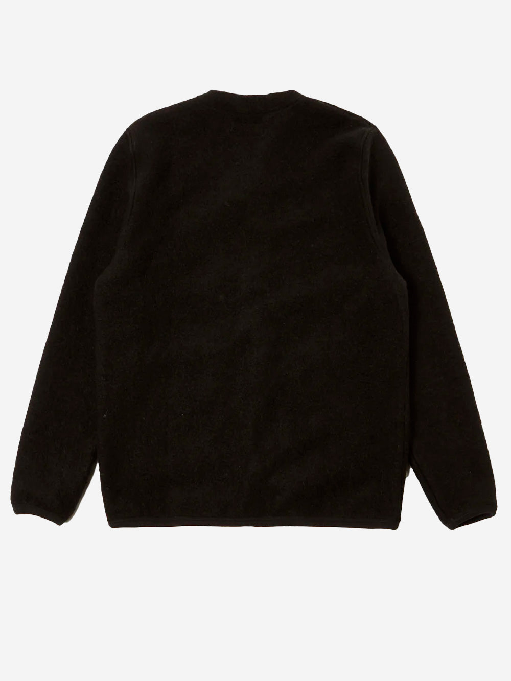 UNIVERSAL WORKS Cardigan fleece nero Nero Urbanstaroma