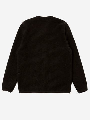 UNIVERSAL WORKS Cardigan fleece nero Nero