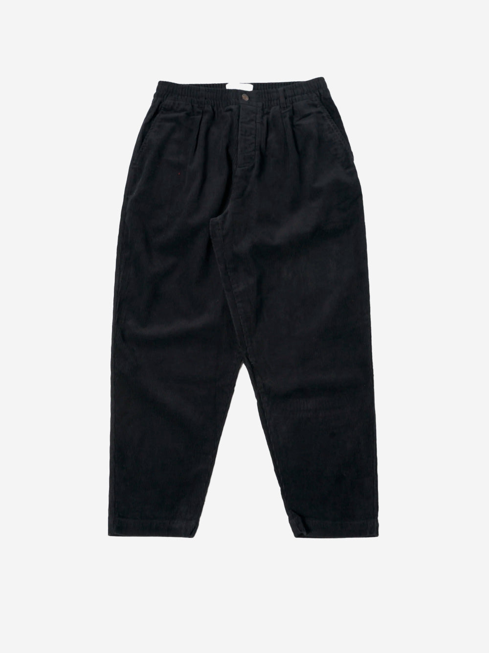 UNIVERSAL WORKS Pleated Track pantaloni neri Nero Urbanstaroma