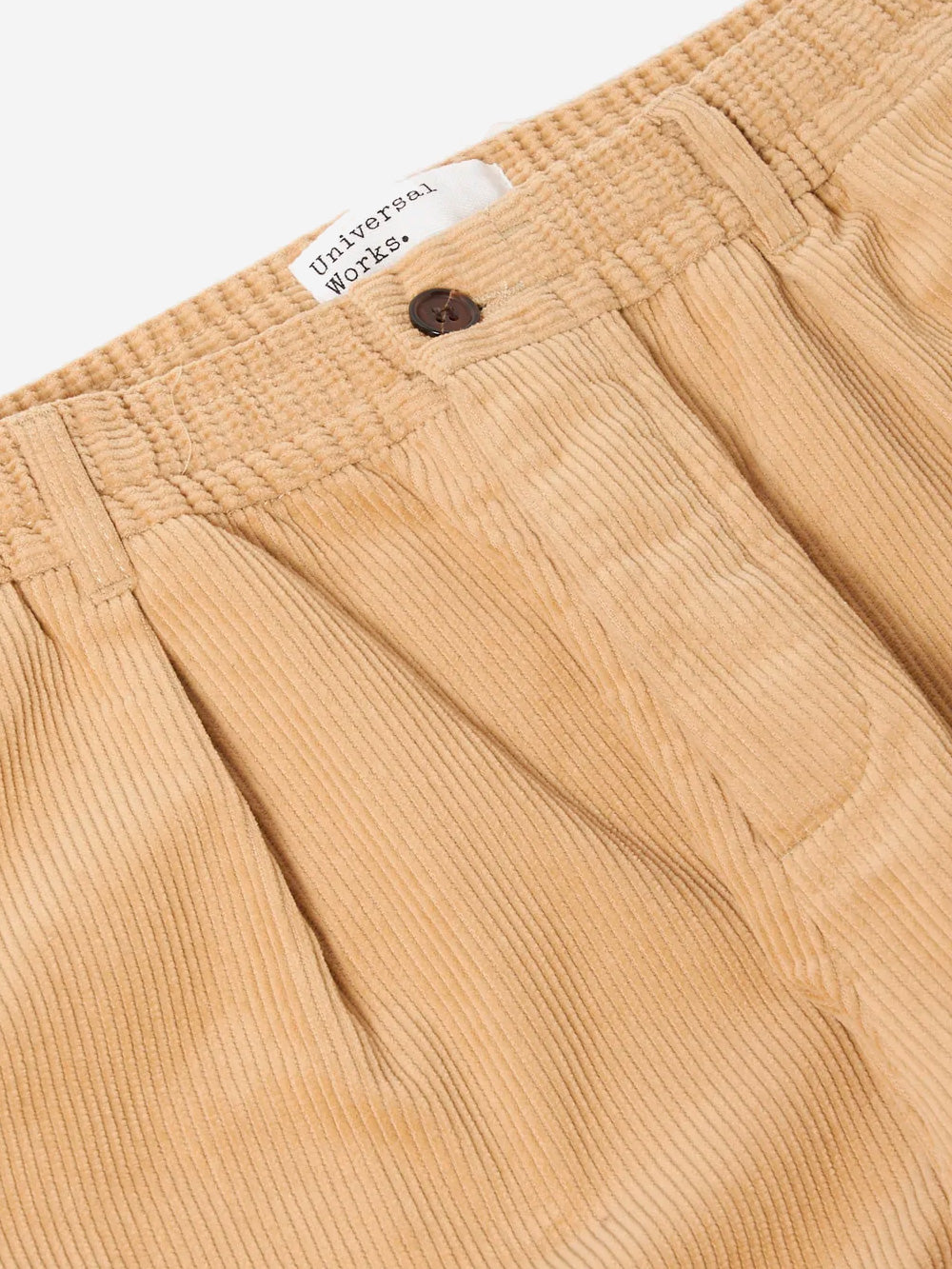 UNIVERSAL WORKS Pleated Track pantaloni beige Beige Urbanstaroma