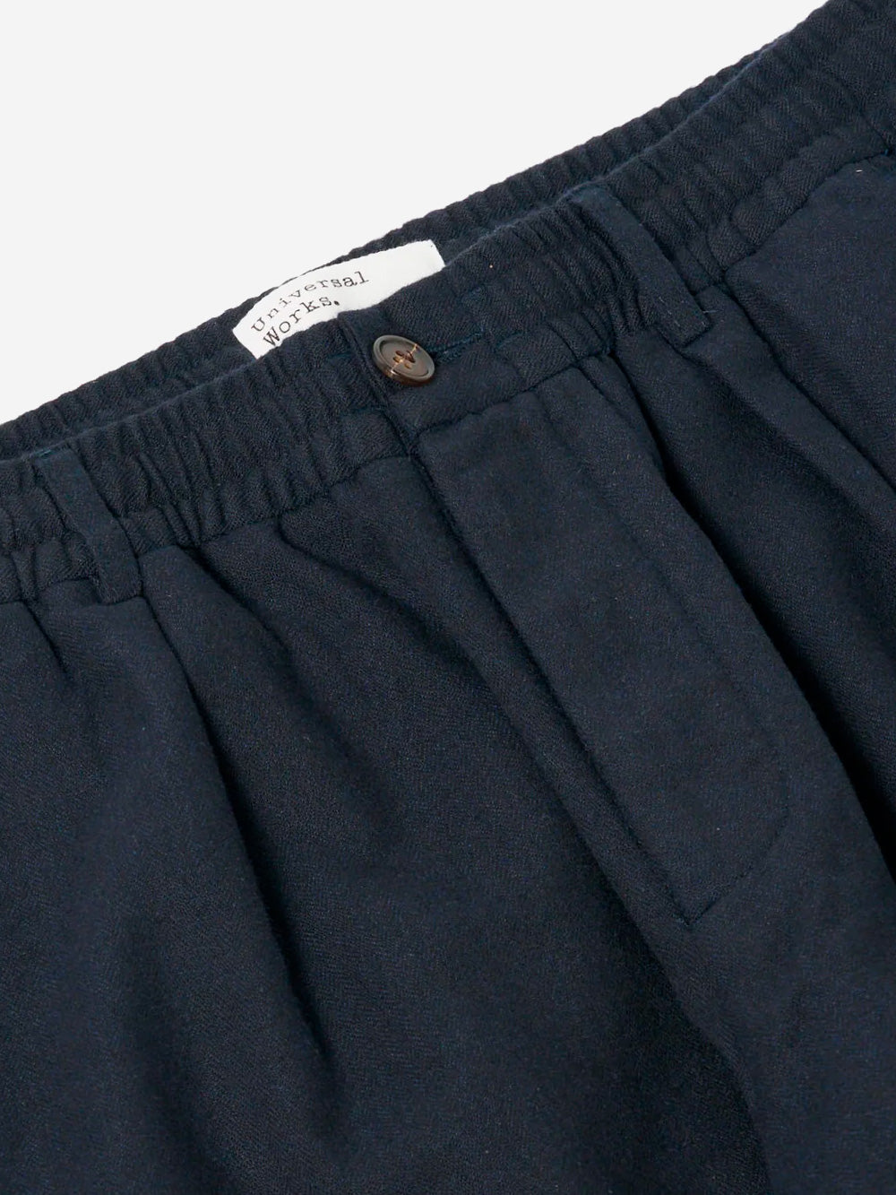 UNIVERSAL WORKS Pantaloni track pleated blu navy Navy Urbanstaroma