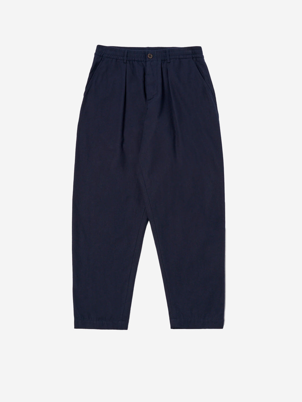 UNIVERSAL WORKS Pantaloni Track pleated navy Navy Urbanstaroma