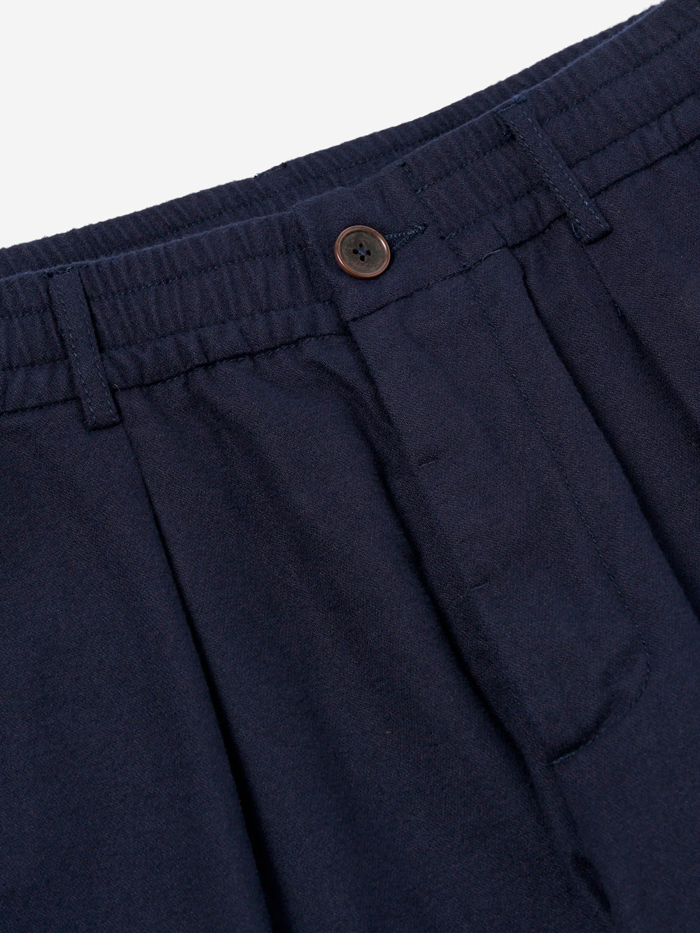 UNIVERSAL WORKS Pantaloni Track pleated navy Navy Urbanstaroma