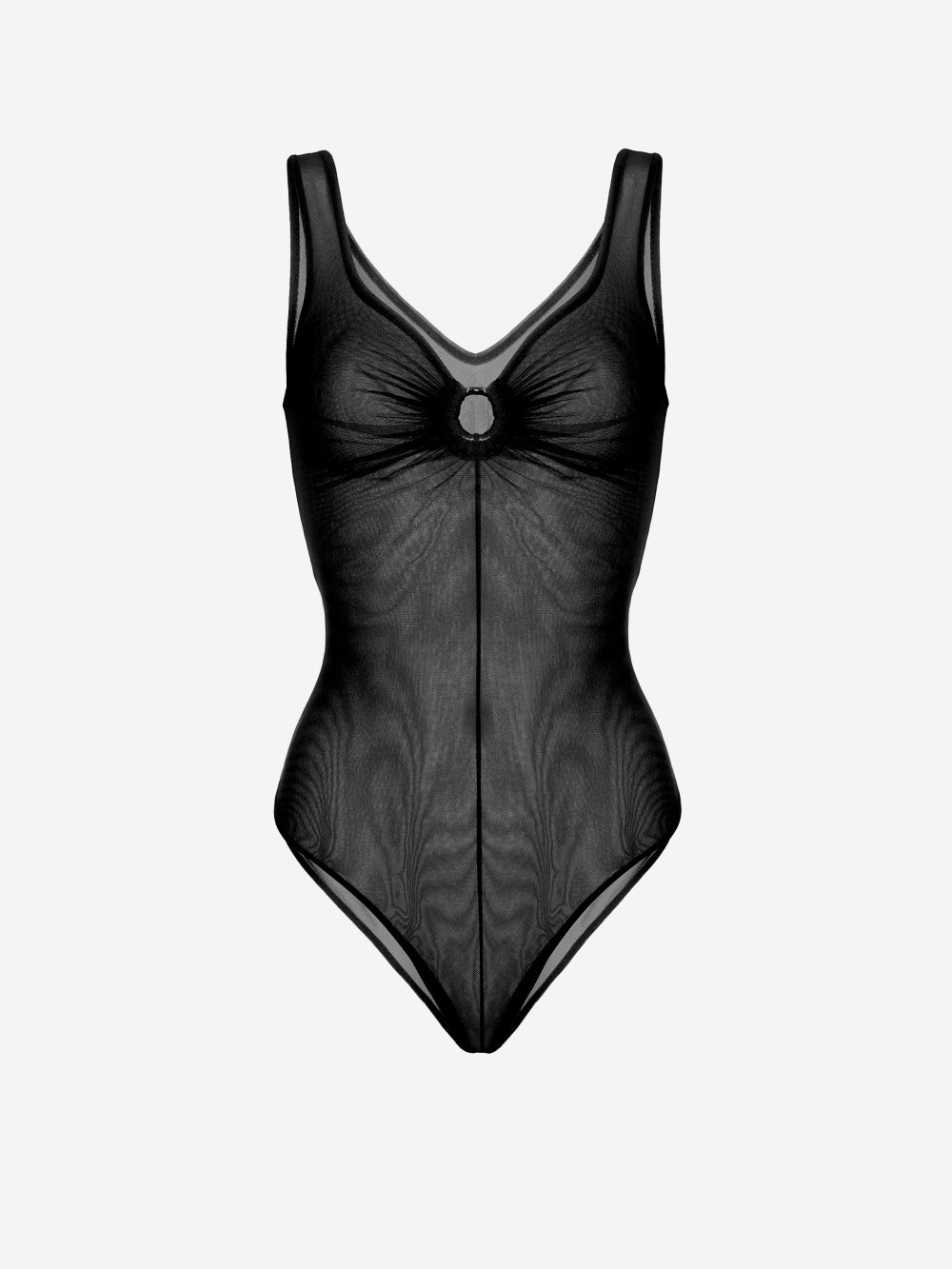 VANITY NAP Bodysuit trasparente nero Nero Urbanstaroma