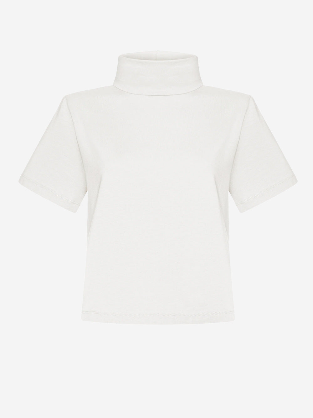 VANITY NAP T-shirt collo alto panna Panna Urbanstaroma