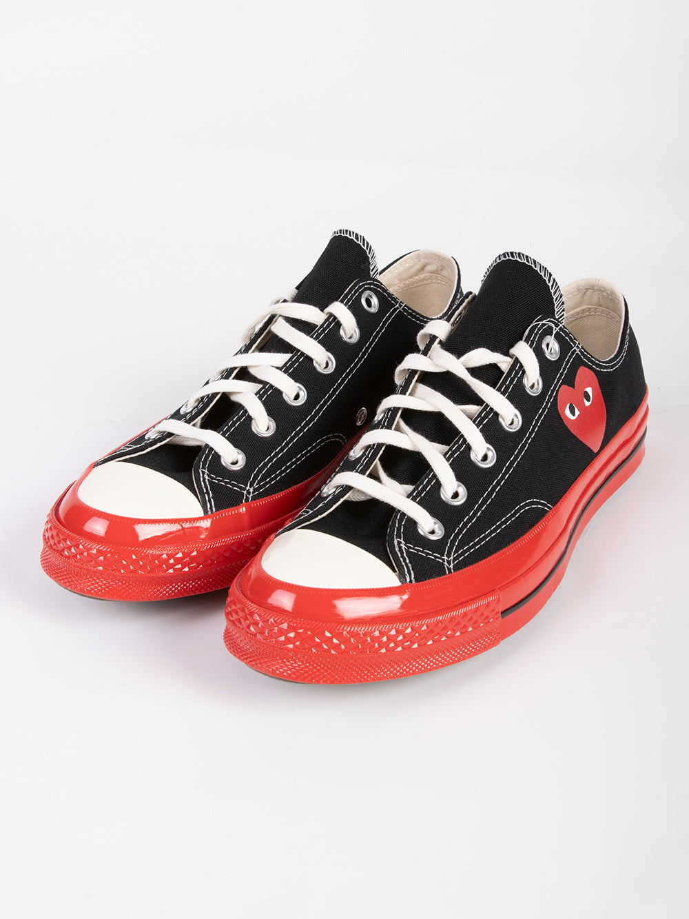 Cdg play converse black on sale