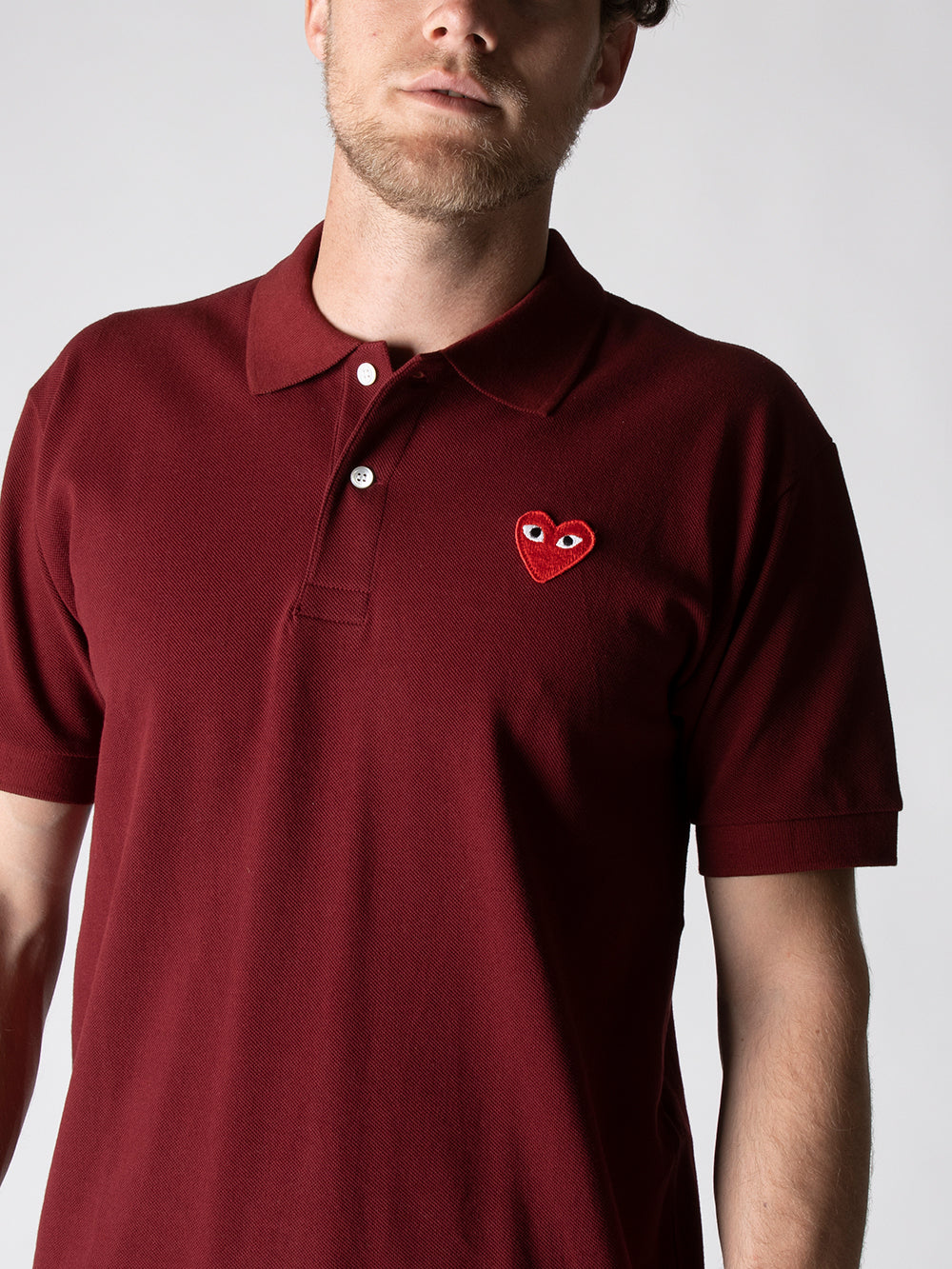 COMME DES GARCONS PLAY Polo CDG Red Play P1T006 Urbanstaroma