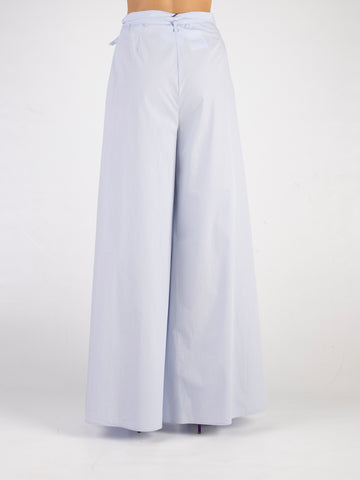 Pantaloni in cotone flared