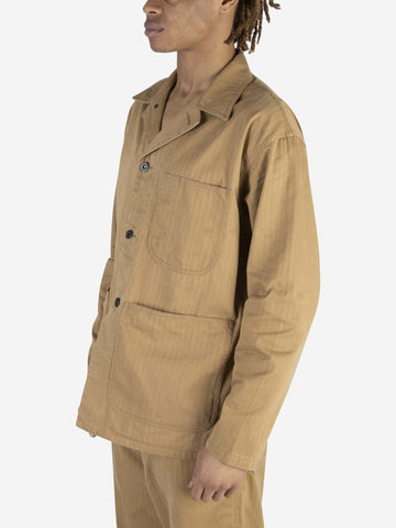 Mil Chore Supina Jacket in Herringbone