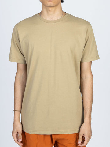 T-shirt in cotone organico beige