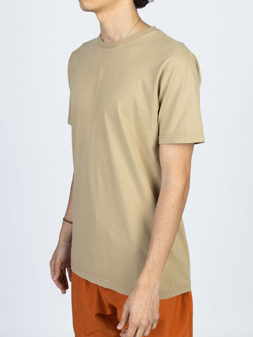 T-shirt in cotone organico beige