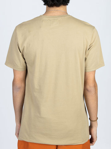 T-shirt in cotone organico beige