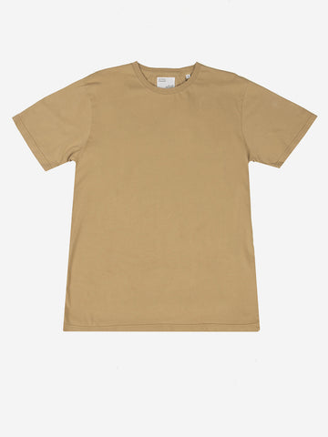 T-shirt in cotone organico beige