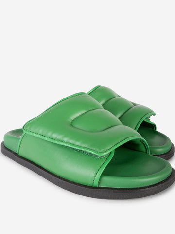 COPENHAGEN CPH834 Slipper in pelle Verde