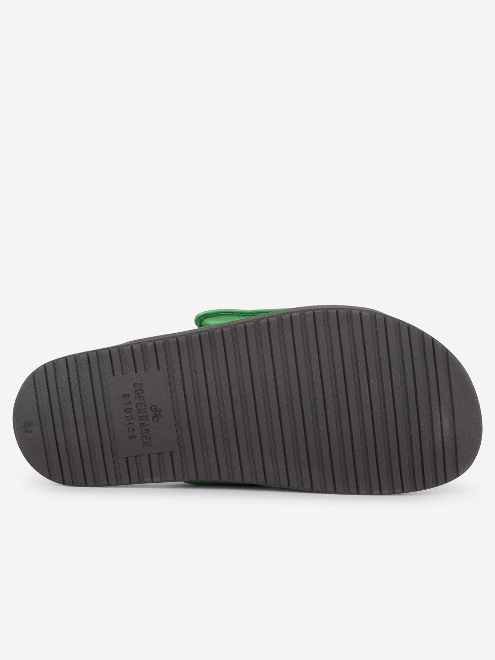 COPENHAGEN CPH834 Slipper in pelle Verde Urbanstaroma