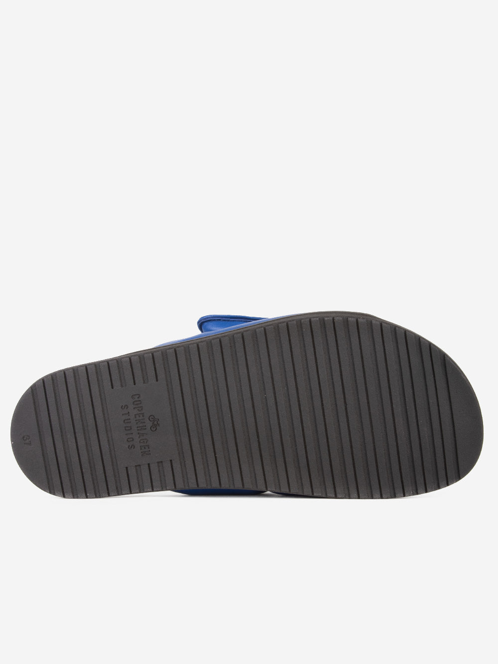 COPENHAGEN CPH834 Slipper in pelle Blu Urbanstaroma