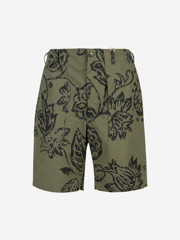 Fatigue Shorts Floral Print