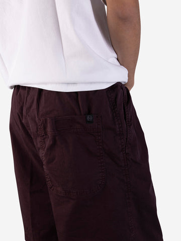 Shorts bermuda in cotone bordeaux