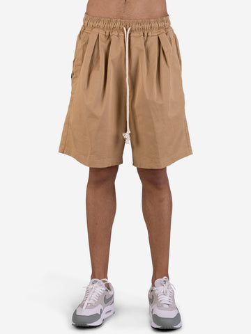 Bermuda shorts in brown cotton