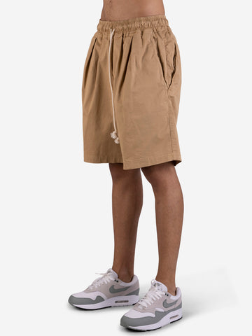 Bermuda shorts in brown cotton