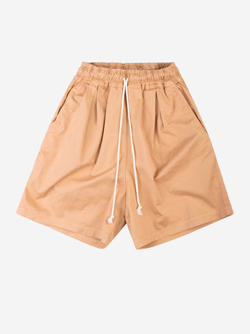 Bermuda shorts in brown cotton