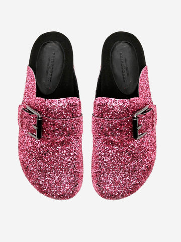 PHILOSOPHY DI LORENZO SERAFINI Mules con glitter Rosa