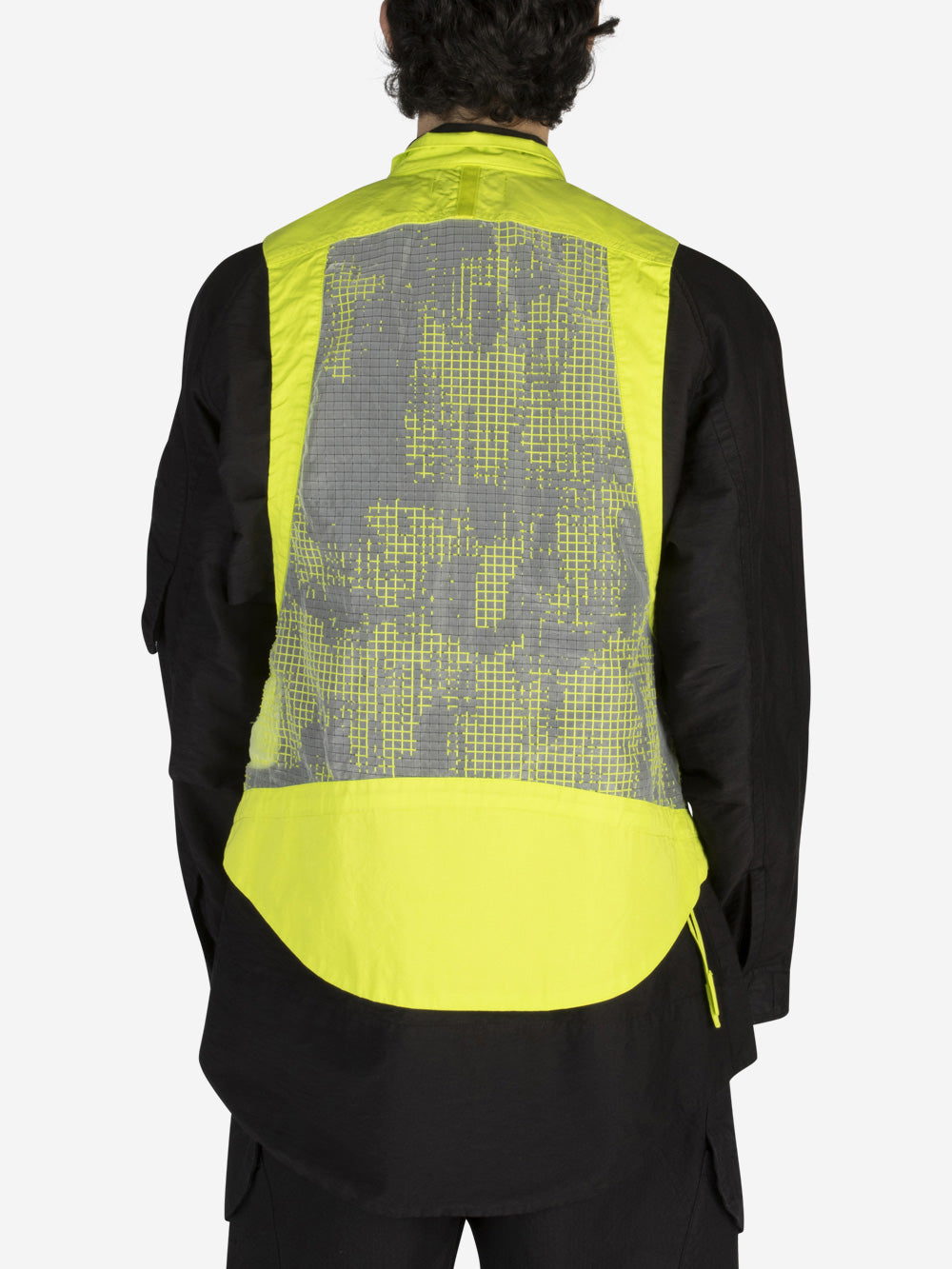 STONE ISLAND SHADOW PROJECT Gilet Devoré in ripstop e organza-TC Pistacchio Urbanstaroma