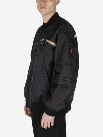 UNDERCOVER PINK FLOYD Giacca bomber "The Dark Side of The Moon" Nero