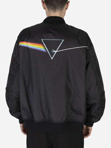 UNDERCOVER PINK FLOYD Giacca bomber "The Dark Side of The Moon" Nero