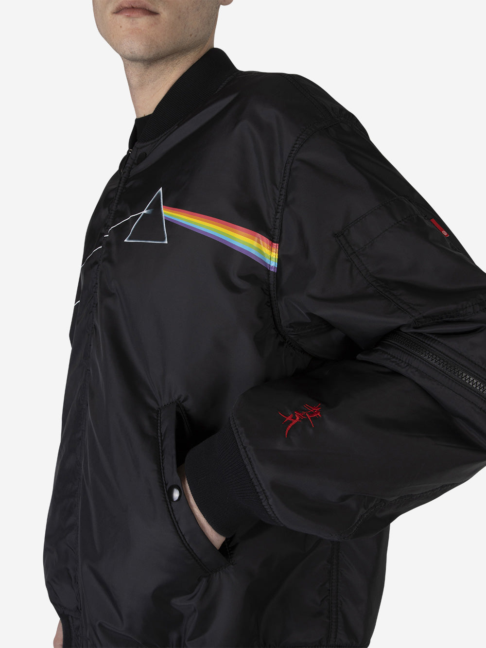 UNDERCOVER PINK FLOYD Giacca bomber "The Dark Side of The Moon" Nero Urbanstaroma