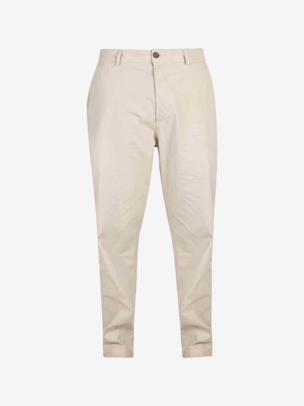 UNIVERSAL WORKS Pantaloni Military Chino in cotone e lino Beige Urbanstaroma