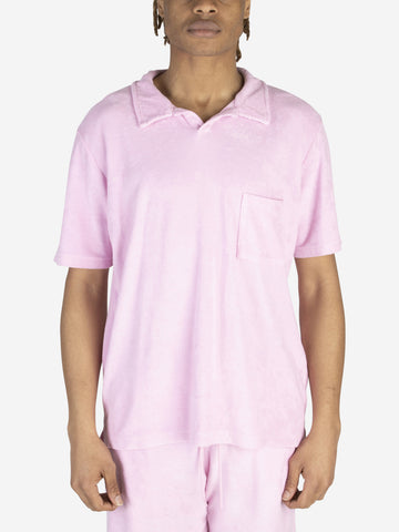 Vacation polo shirt in cotton terry