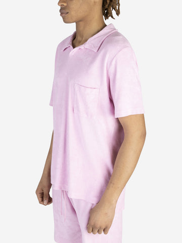 Vacation polo shirt in cotton terry