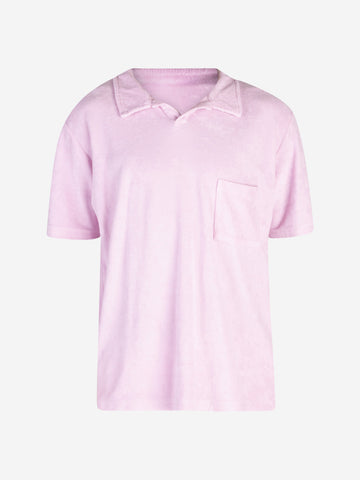 Vacation polo shirt in cotton terry