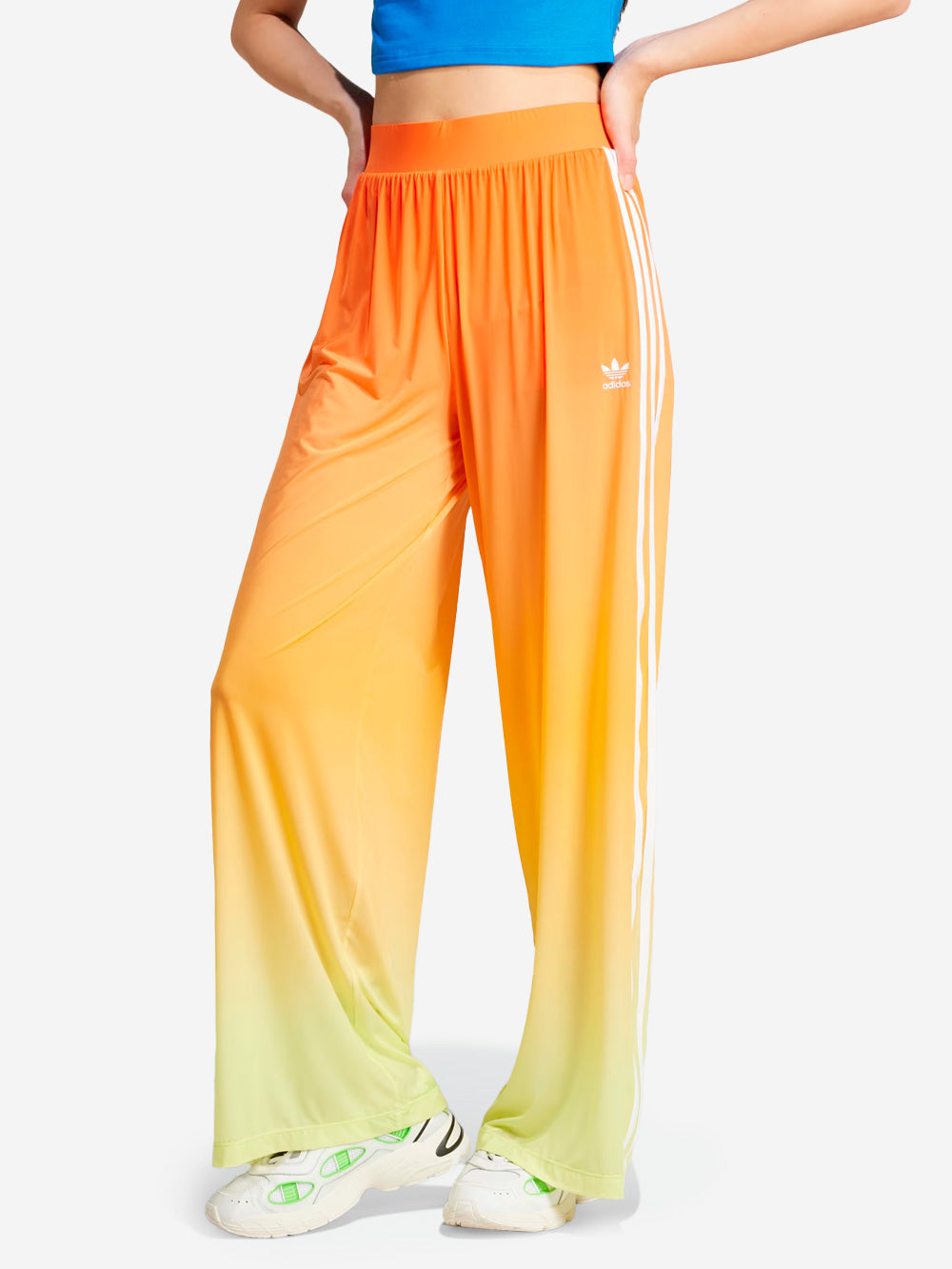 ADIDAS ORIGINALS Pantaloni in maglia wide leg arancioni arancione Urbanstaroma