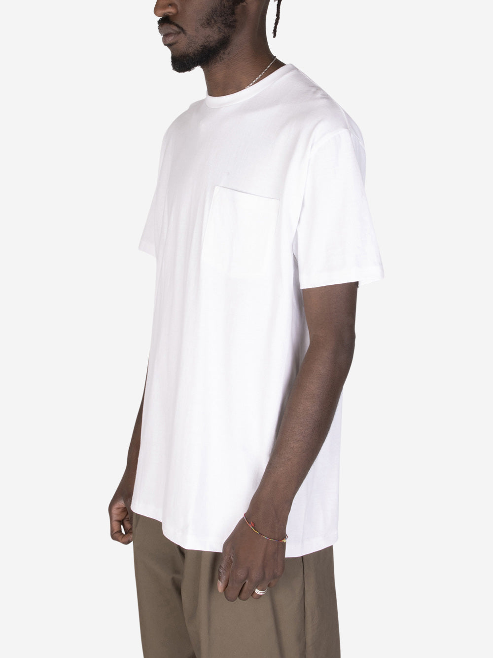 BEAMS PLUS 2 Pack Pocket T-shirt Bianco Urbanstaroma