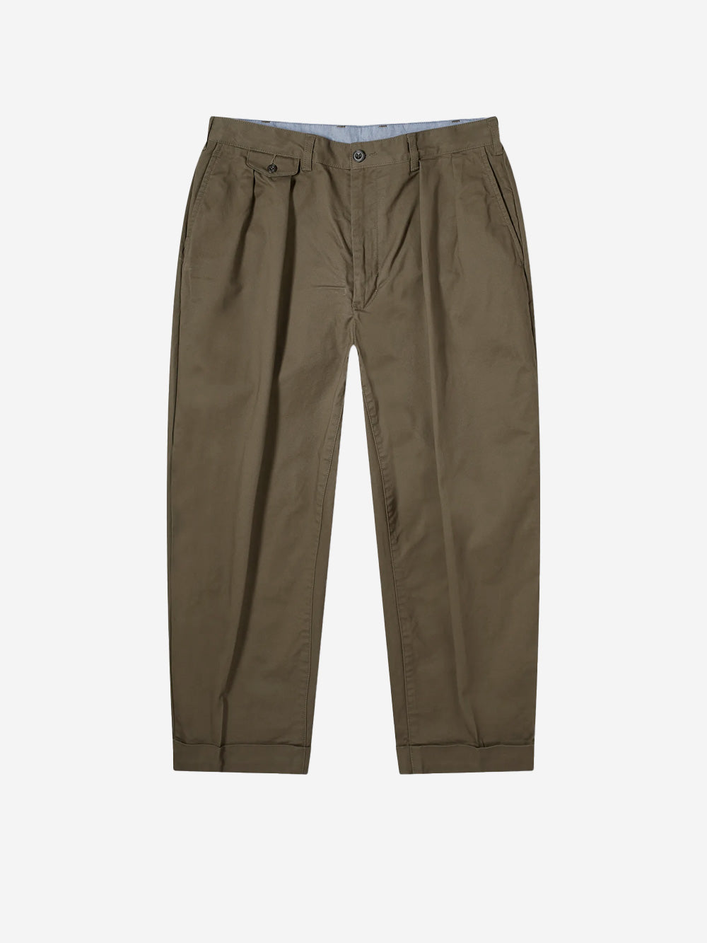 BEAMS PLUS Pantaloni con pinces Verde Urbanstaroma