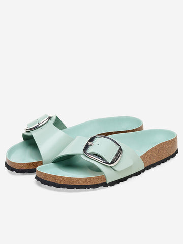 BIRKENSTOCK Madrid Big Buckle Shine Verde acqua